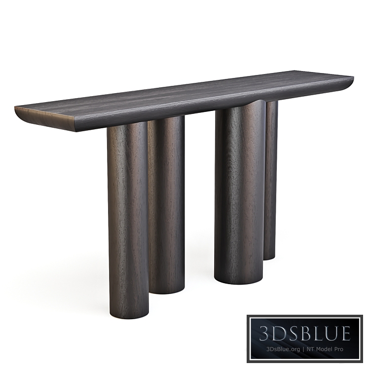 Crate and Barrel: Bomen Black – Console Table 3DS Max - thumbnail 3