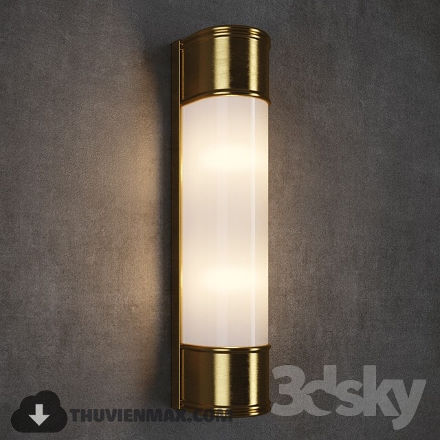 GRAMERCY HOME – INDUSTRIAL TUBE SCONCE SN036-2-BRS 3DS Max - thumbnail 3