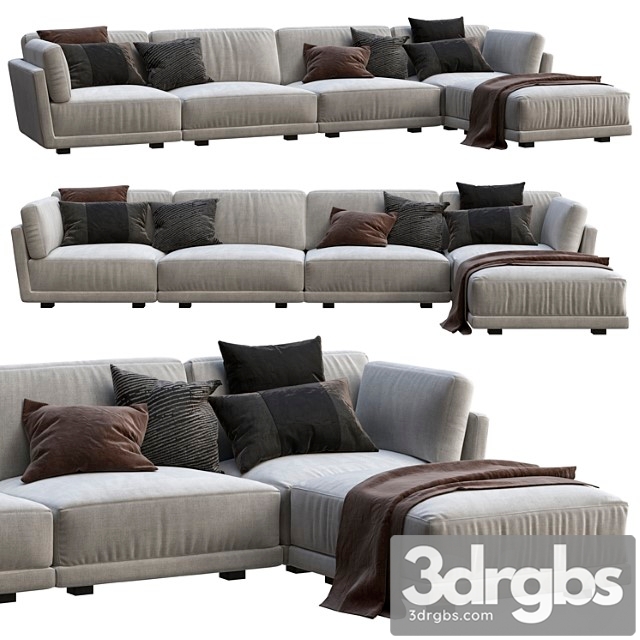 Rh lars modular sofa 2 3dsmax Download - thumbnail 1