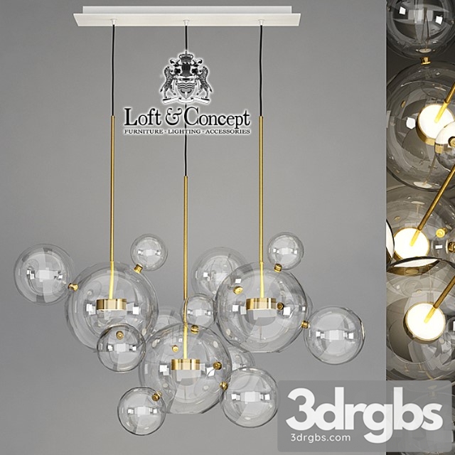 Hanging Lamp Giopato Tsoombes Bole Bls 14l Chandelier 1 3dsmax Download