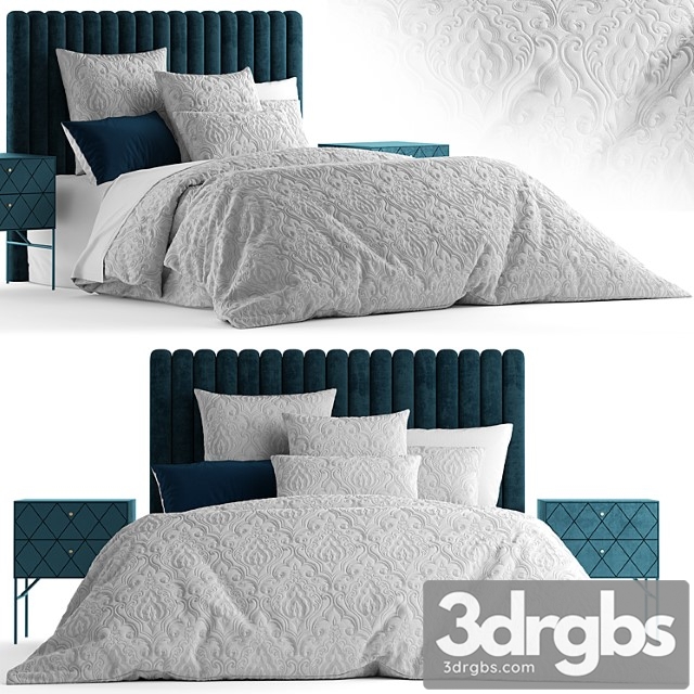 Bed from bedding adairs australia_2 2 3dsmax Download - thumbnail 1