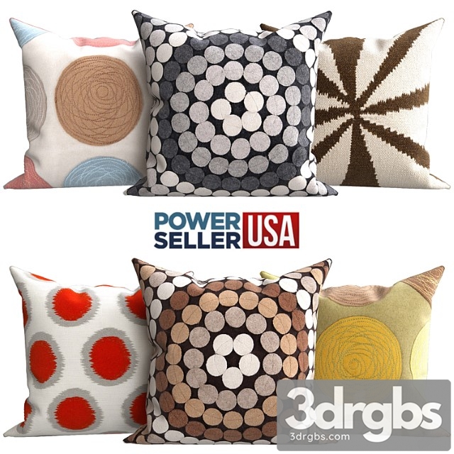 Decorative pillows 28 3dsmax Download - thumbnail 1