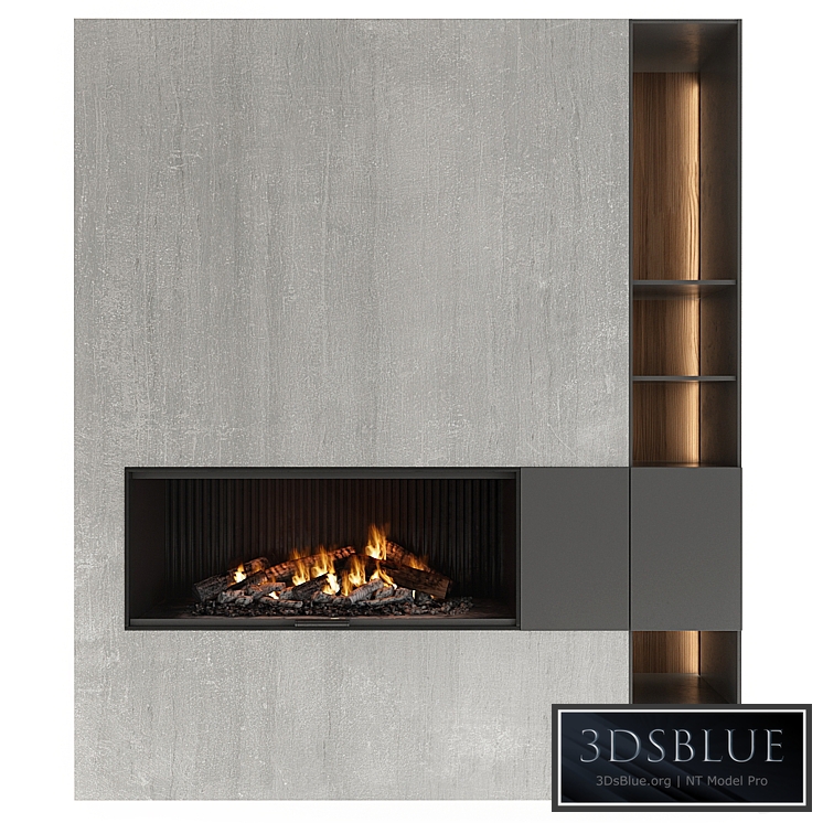Fireplace 3DS Max - thumbnail 3