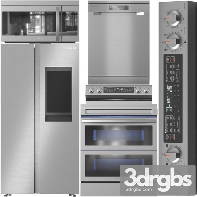 Samsung Appliance Collection 10 3dsmax Download - thumbnail 1