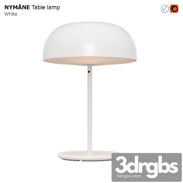 Ikea nymane white 3dsmax Download