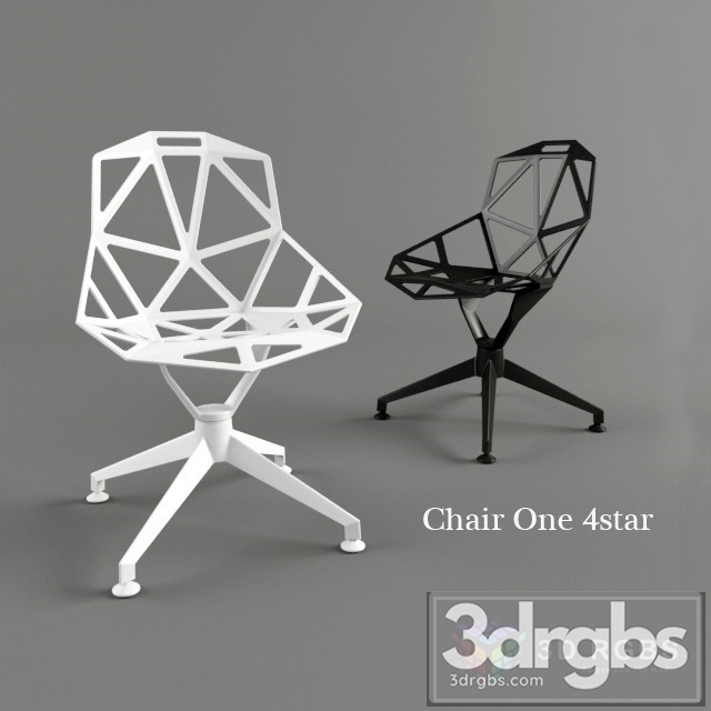 Magis One 4 Star Chair 3dsmax Download - thumbnail 1