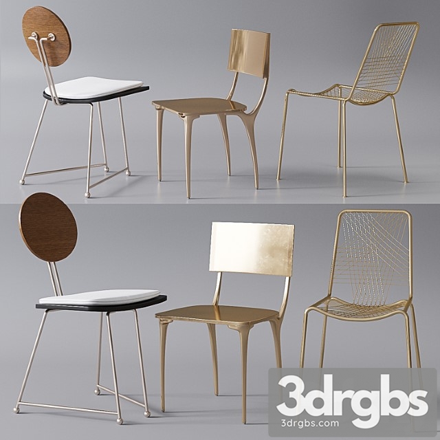Cb2 Chairs Collection 3dsmax Download - thumbnail 1