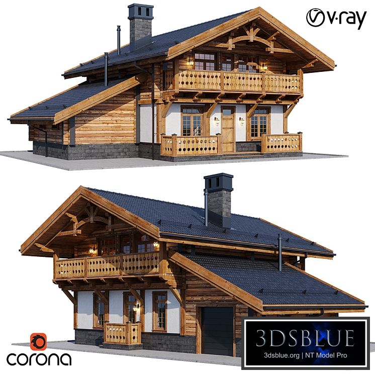 country house 11 3DS Max - thumbnail 3