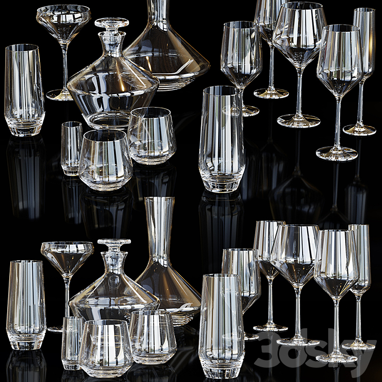 Crate and Barrel \/ Tour Drinkware 3DS Max - thumbnail 3