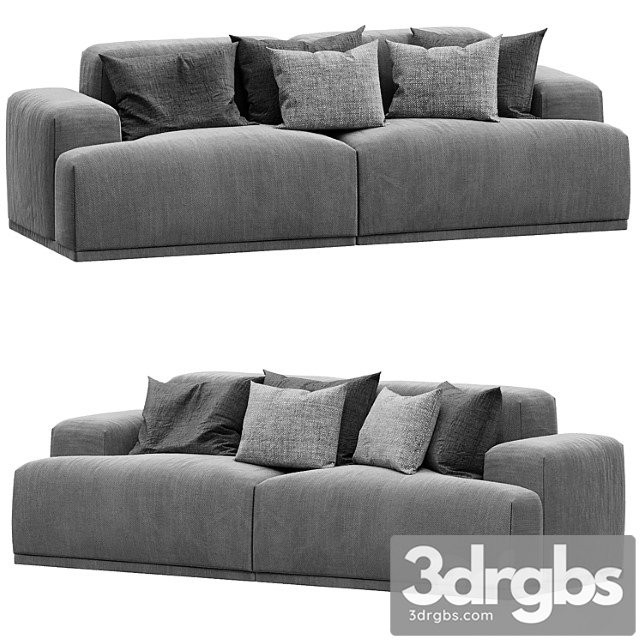 Muuto Connect Sofa Lounge By Anderssen 3dsmax Download - thumbnail 1