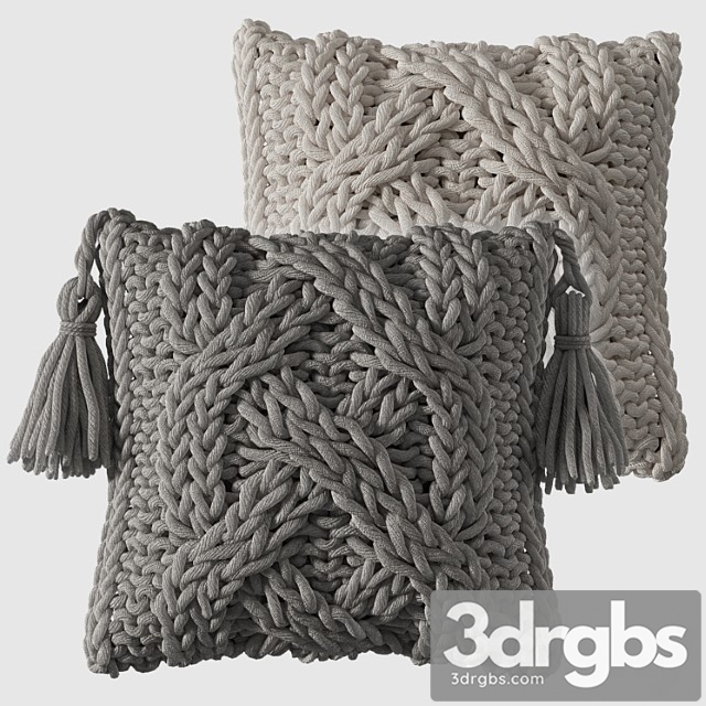 Knitted Pillows 3dsmax Download - thumbnail 1