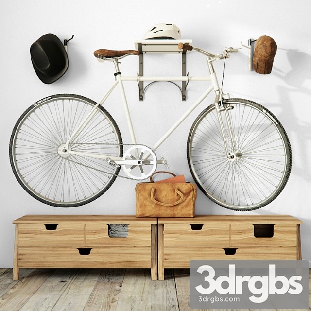 Bicycle storage system 3dsmax Download - thumbnail 1