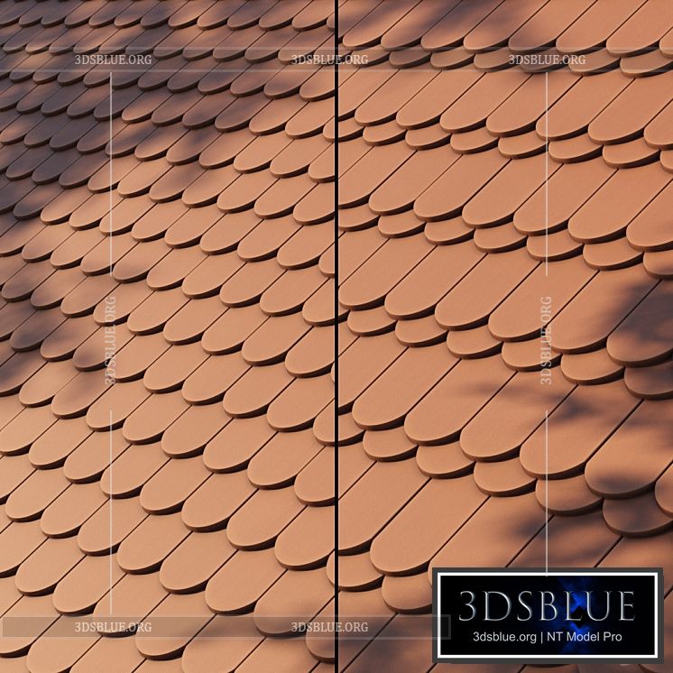 Roof Type 1 Set 2 3DS Max - thumbnail 3
