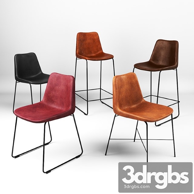 Chairs giron collection 2 3dsmax Download - thumbnail 1