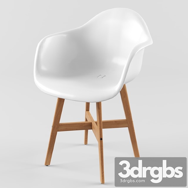 Ikea fanbün chair 2 3dsmax Download - thumbnail 1