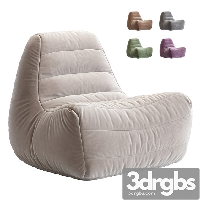 Bean bag chair n7 2 3dsmax Download - thumbnail 1