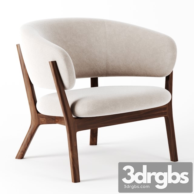 Roundish ARM Chair by Maruni 3dsmax Download - thumbnail 1