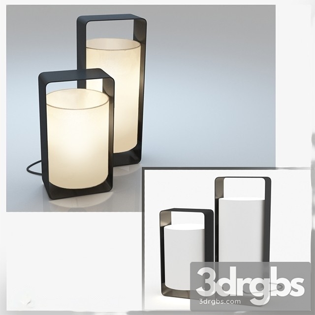 Faro Barcelona White Lula P Table Lamp 3dsmax Download