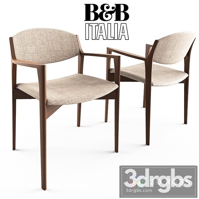 BB Italia Emy Chair 3dsmax Download - thumbnail 1