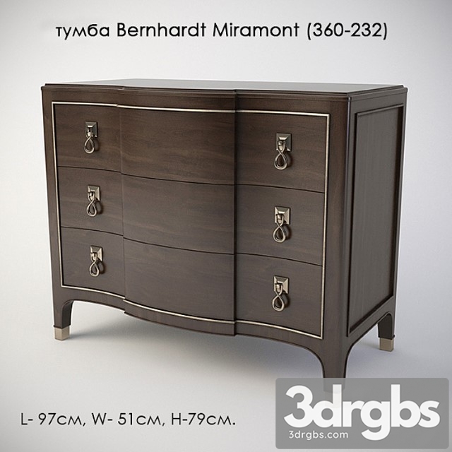 Curbstone bernhardt miramont (360-232) 2 3dsmax Download - thumbnail 1