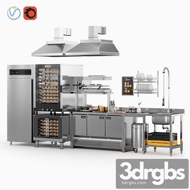 Cafe Equipment 3dsmax Download