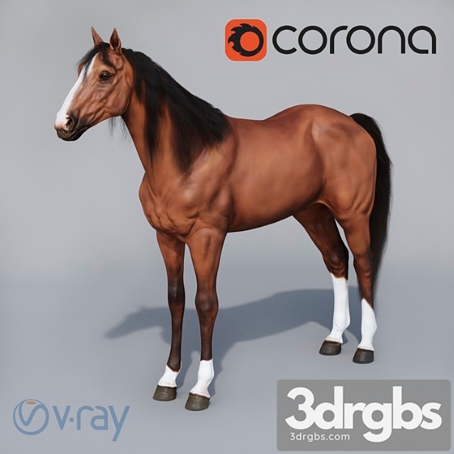 Creature Standing horse 3dsmax Download