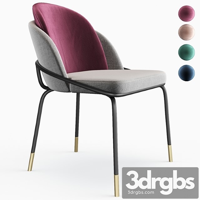 Wayfair Colello Velvet Upholstered Arm Chair By Mercer41 3dsmax Download - thumbnail 1