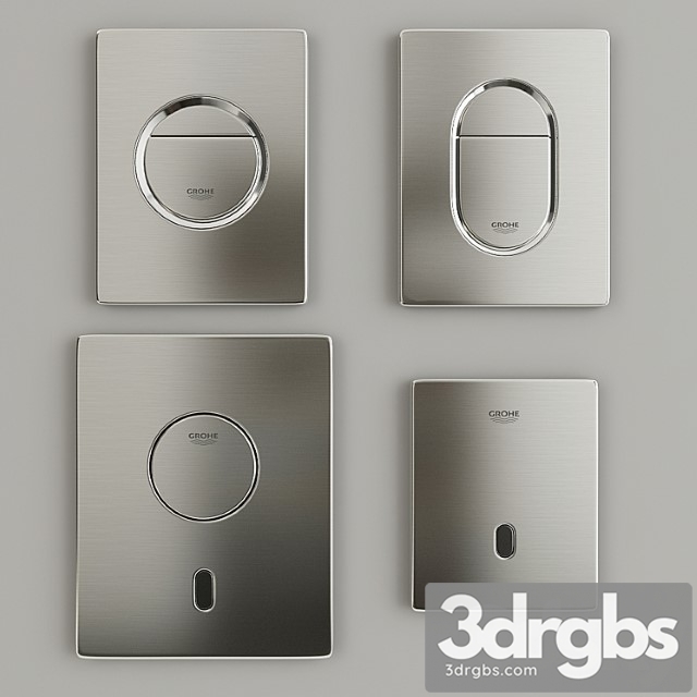 Grohe Flush Buttons 3dsmax Download - thumbnail 1