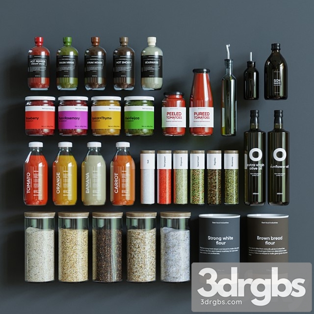 Products for the kitchen 3dsmax Download - thumbnail 1