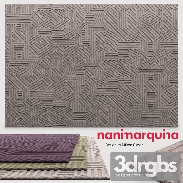 African Pattern Rug Nanimarquina 3dsmax Download - thumbnail 1