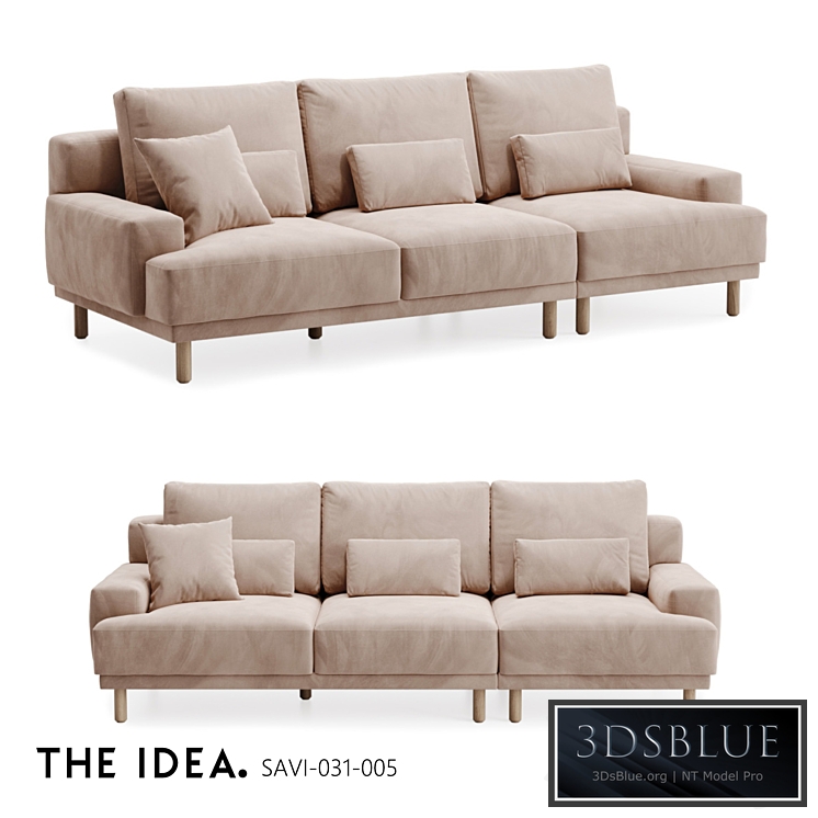 OM THE-IDEA modular sofa SAVI 031-005 3DS Max - thumbnail 3