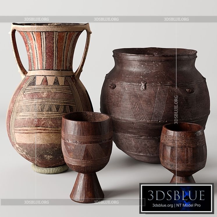 RH Vases collection 2 3DS Max - thumbnail 3