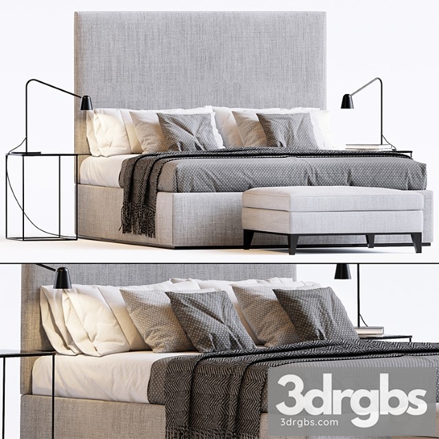 Bed By Sofa And Chair Company 19 3dsmax Download - thumbnail 1