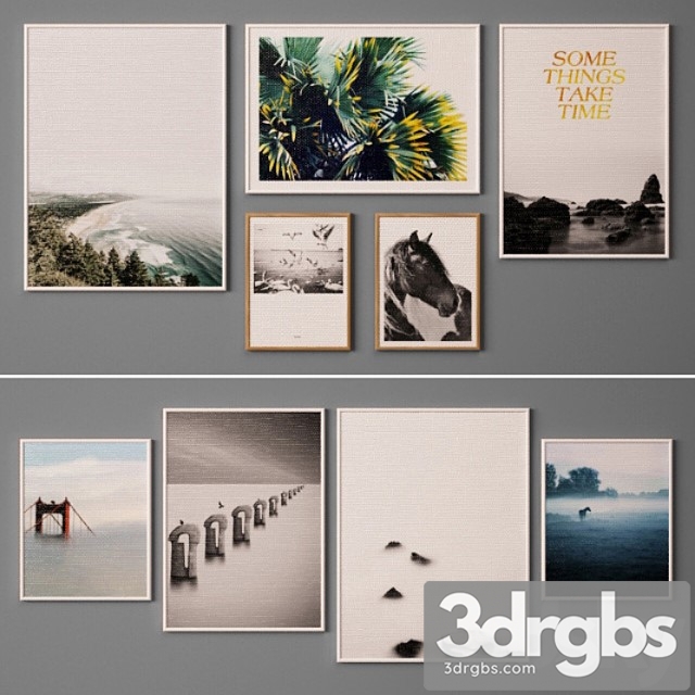 Collection Of Paintings 55 3dsmax Download - thumbnail 1