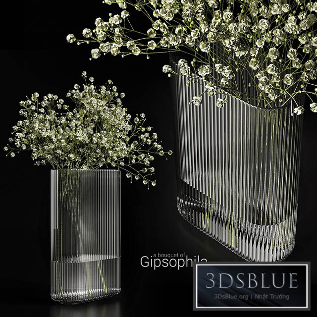 A bouquet of gypsophila 3DS Max - thumbnail 3