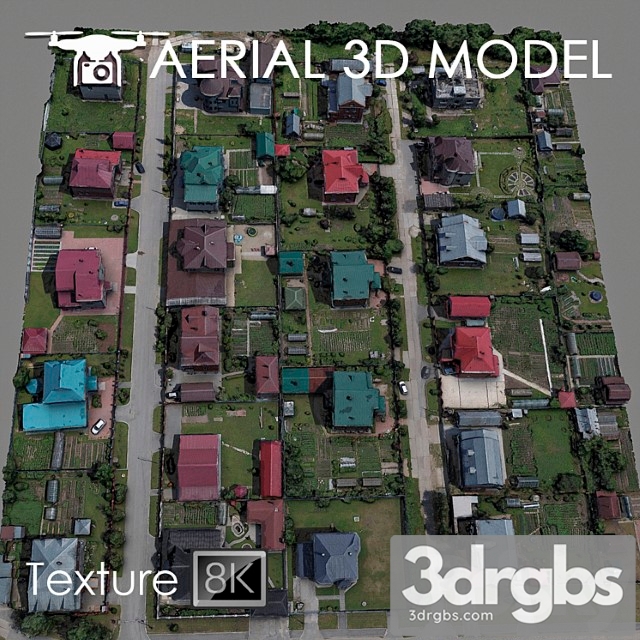 Residential District 841 3dsmax Download - thumbnail 1