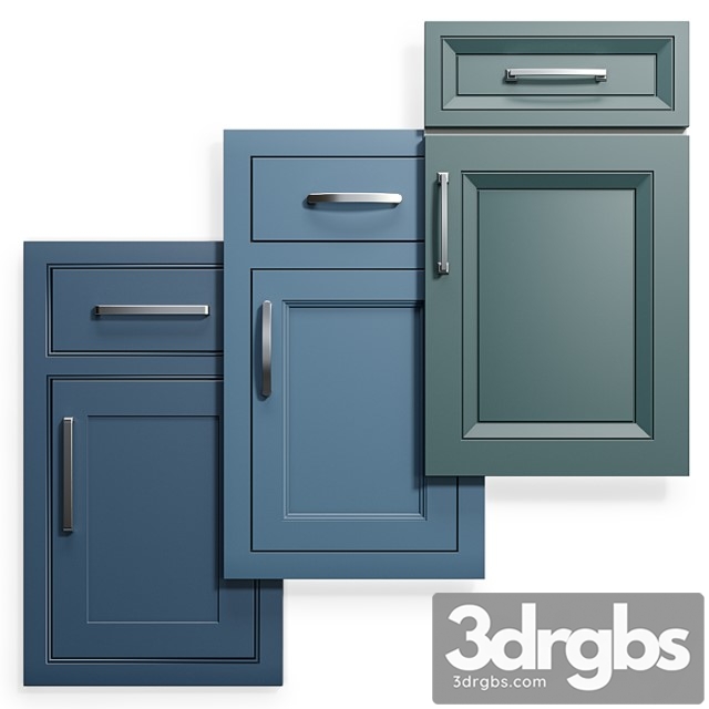 Cabinet doors set 10 3dsmax Download