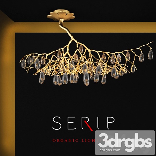 Serip Fascinium Gold Luxury Lamp Luxury Decor Chandelier Drops 3dsmax Download
