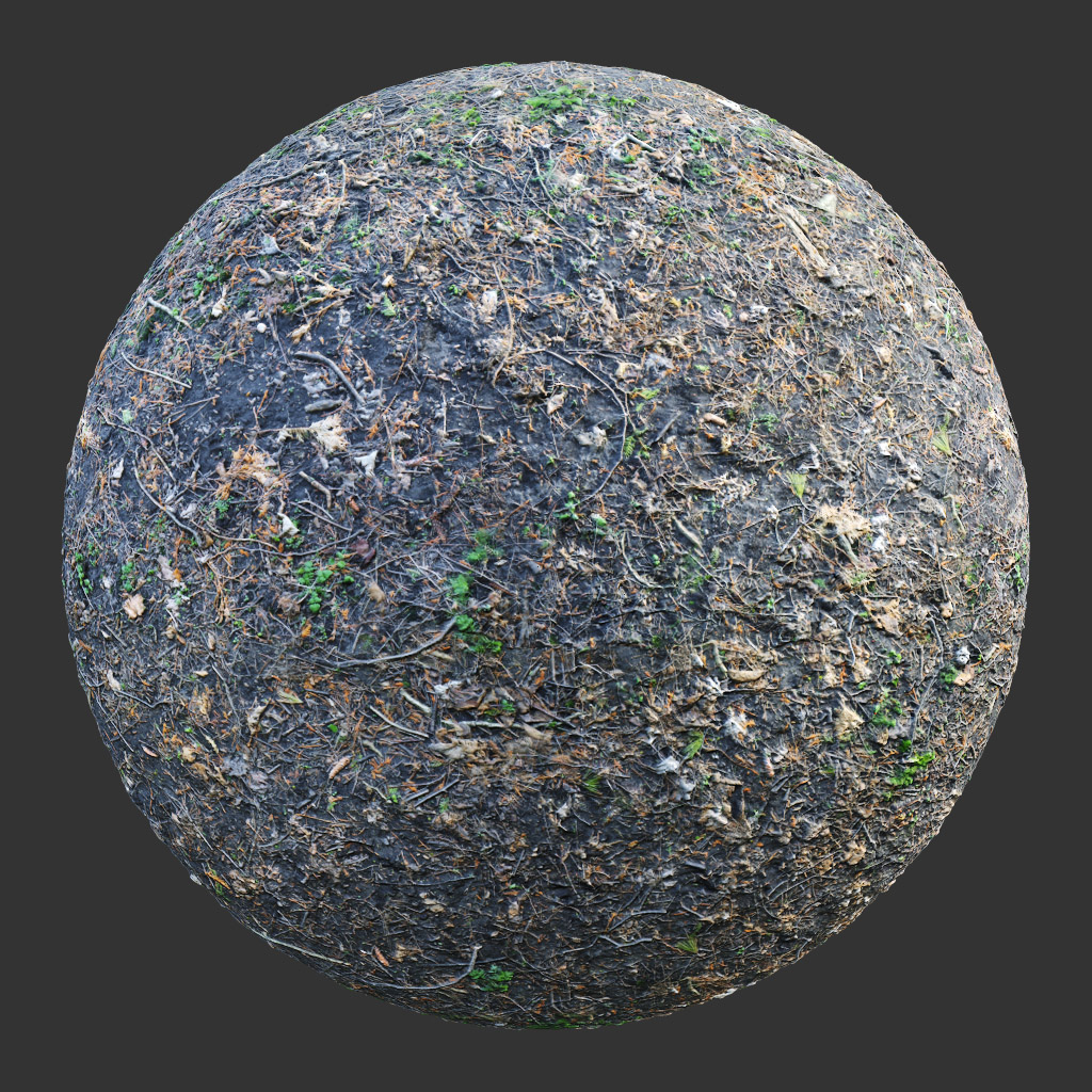 PBR TEXTURES – FULL OPTION – Ground Forest  – 542 - thumbnail 2