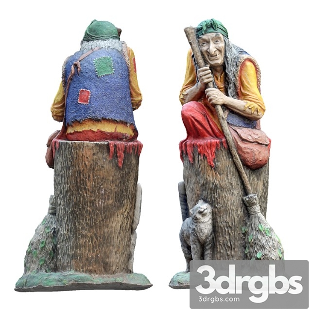 Baba Yaga Sculpture Park 3dsmax Download - thumbnail 1