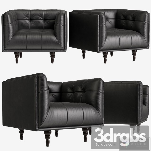Made Connor Armchair 3dsmax Download - thumbnail 1