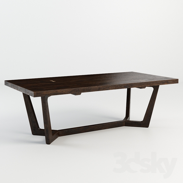 GRAMERCY HOME – JADA COFFE TABLE 521.026-SE 3DS Max - thumbnail 3