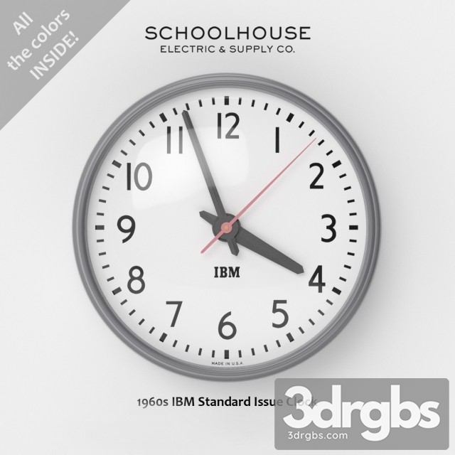 IBM Clock 3dsmax Download - thumbnail 1