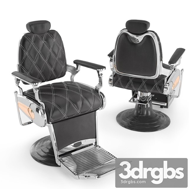 Armchair for hairdresser 3dsmax Download - thumbnail 1