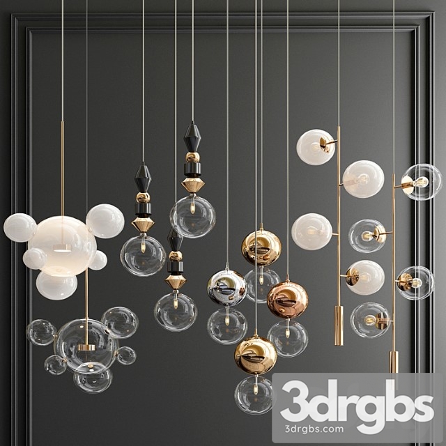 Four Hanging Lights 51 Exclusive 3dsmax Download - thumbnail 1