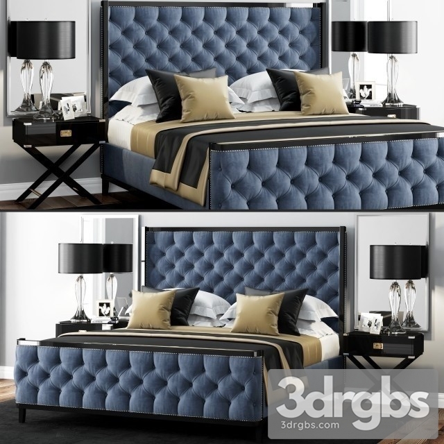 Luxeo Bed 01 3dsmax Download - thumbnail 1