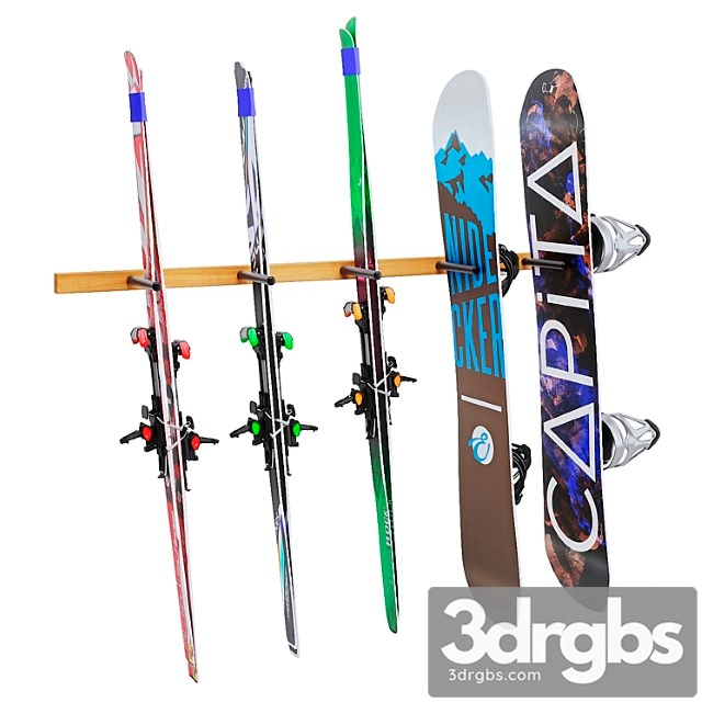 Winter Sports Equipment 1 3dsmax Download - thumbnail 1