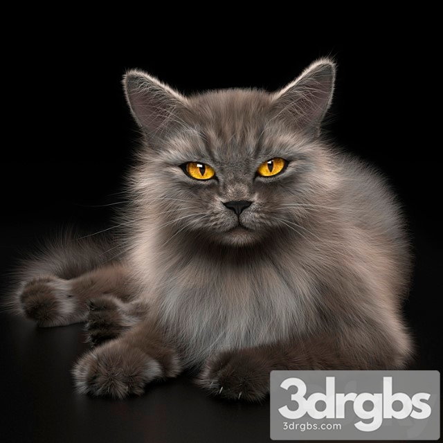 Creature Cat 4 vray 3dsmax Download