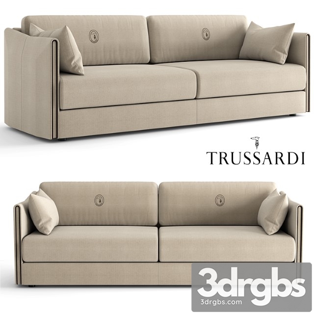 Trussardi casa maryl sofa 2 3dsmax Download - thumbnail 1