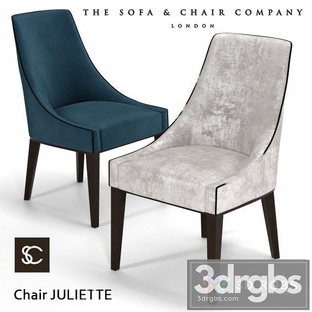 Juliette Dining Chair 3dsmax Download - thumbnail 1